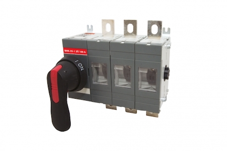TDM ELECTRIC SQ0744-0001 Рубильник ВНК-35-1 3П 160А с установленной фронтальной ручкой управления TDM